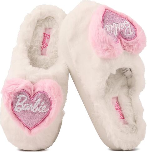 Barbie Kids Slippers Fuzzy Girls House Slippers للأطفال in Kuwait