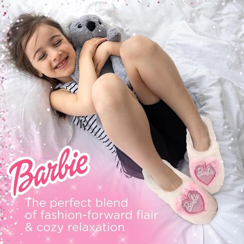 Barbie Kids Slippers Fuzzy Girls House Slippers للأطفال in Kuwait