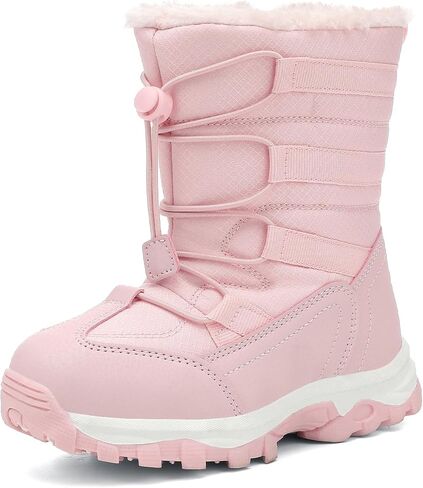 UBFEN Kids Snow Boots for Boys Girls Wathproof Winter Winter Outdoor Antists Slip Slip Slistant Sloture (Toddler/Little Kid/Big Kid) in Kuwait