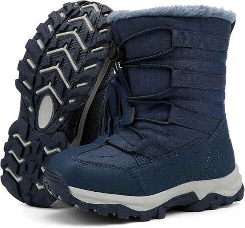 UBFEN Kids Snow Boots for Boys Girls Wathproof Winter Winter Outdoor Antists Slip Slip Slistant Sloture (Toddler/Little Kid/Big Kid) in Kuwait