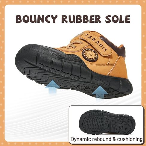 Unisex-Child Comfortable Durable Sneakers No-Slip Kids Hiking Shoes for Dirt in Kuwait
