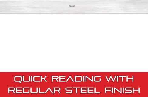 Starrett Steel Straight Edge with Regular Finish - Quick Reading, Shape Retention, and Easy Handling - 24" Length, 11/64" Thickness, 1-13/32" Width - 380-24 in Kuwait