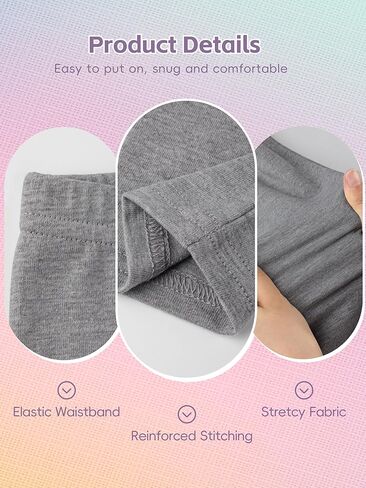 6 حزمة الفتيات اللباس السولب القطن للأطفال الأطفال الصغار مدفوعات دافئة كاملة الطول اليوغا playwear multipack الخريف الشتاء in Kuwait