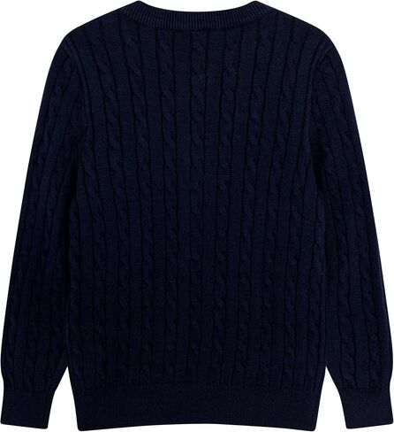 Girls Cardigan Long Sleeve Button Front Sweater Toddler Kids Knit School Uniforms Sweaters with Pockets 3-12 Years in Kuwait