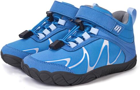 Barefoot Shoes for Kids, High Top Minimalist Sneakers Hiking Boots Kids Zero Drop Shoes Non-Slip Athletic Trekking Walking Boots for Little Kid/Big Kid in Saudi Arabia