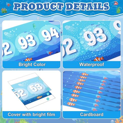 QOUBAI Number Line for Classroom Wall (-20 to +120) Black White Number line Bulletin Board for Students Math Learning Black White Bulletin Border Decor Numbers Boarder Strips for Home School in Kuwait