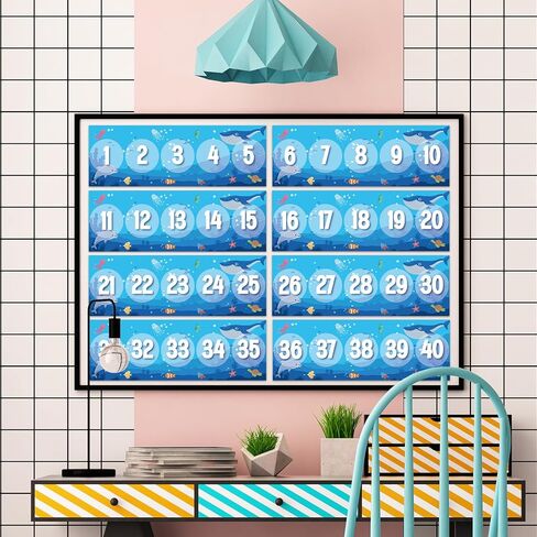 QOUBAI Number Line for Classroom Wall (-20 to +120) Black White Number line Bulletin Board for Students Math Learning Black White Bulletin Border Decor Numbers Boarder Strips for Home School in Kuwait