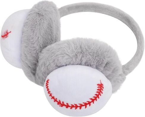 Tinayaue Kids Ear Muffs Cartoon Plush Dark Ambuffs for Boys Girls Student Winter Outdoor Cycling Windproof Ball Warmers in Saudi Arabia