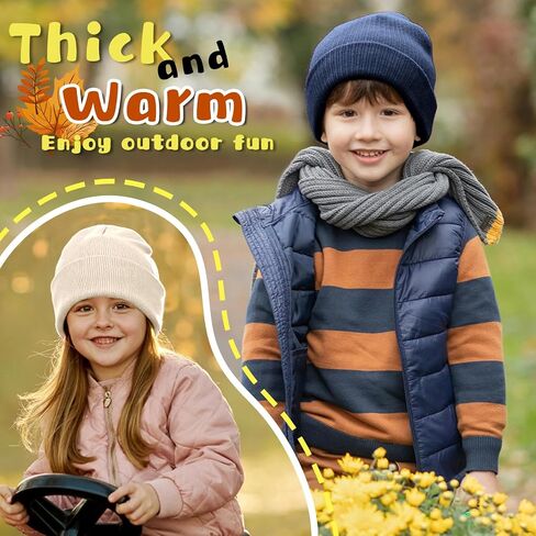 ZOORON Toddler Beanie Baby Boys Girls Beanies Kids Winter Hats Children Knit Warm Caps Soft Ski Hat in Saudi Arabia