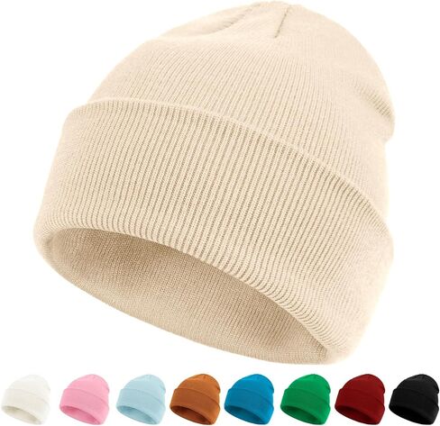 ZOORON Toddler Beanie Baby Boys Girls Beanies Kids Winter Hats Children Knit Warm Caps Soft Ski Hat in Saudi Arabia