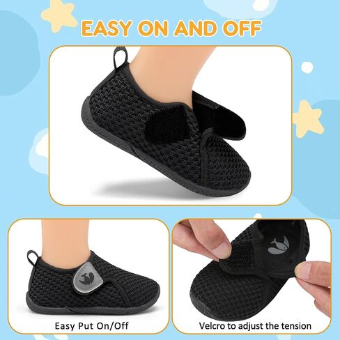 FEETCITY Kids Shoes Boys Girls Barefoot Shoe Wide Toddler Shoes Non-Slip Zero Drop Minimalist Sneakers Kids Tennis Hiking Shoe in Saudi Arabia