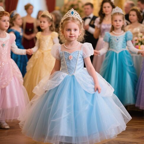 Baotongle Girls Petticoat Underskirt مع 3 أطواق كاملة الفتيات الفتيات بتنورة كرينولين تنورة كرينولين لحفلات الهالوين فستان يومي in Saudi Arabia