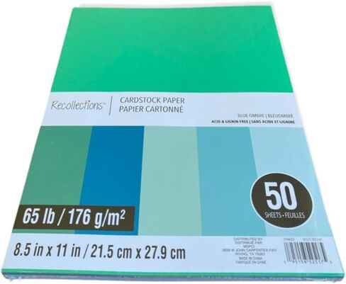 Mint Hues 8.5"; x 11"; Cardstock Paper by Recollections™, 50 Sheets in Kuwait