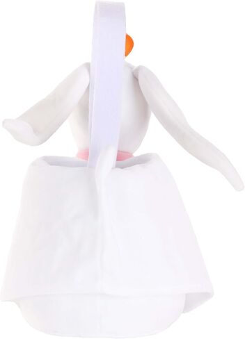 Disney Nightmare Before Christmas Zero Plush Candy Bucket - Soft Fabric with Handle, Officially Licensed in Saudi Arabia