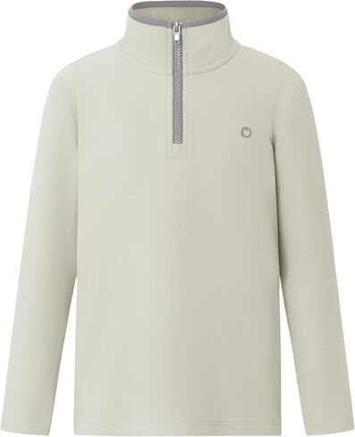 باطات الأطفال المحاكمة للحرارة ، سحابة ذكية ذكية ربع زيب ، pullover الرقبة وهمية مع أصفاد ثقب الإبهام in Saudi Arabia