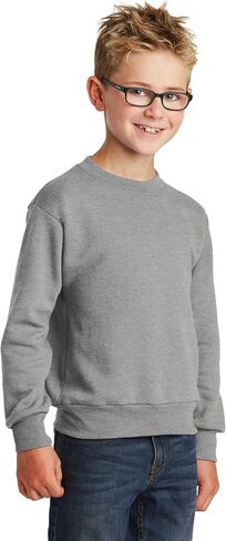 Fleece sweatshirt with a round neck Youth in Saudi Arabia