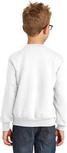 Fleece sweatshirt with a round neck Youth in Saudi Arabia