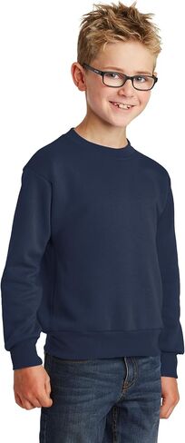 Fleece sweatshirt with a round neck Youth in Saudi Arabia
