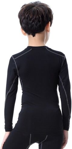 1 أو 3 حزمة شباب صبيان قميص كرة القدم Undershirt طويلة الأكمام القمصان الرياضية لكرة القدم تجريب باسيلايير in Kuwait