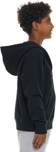 New Balance Boys Zip Up Hoodie – Full Zip Premium Cotton Blended Fleece Sweatshirt with Lined Hood, Comfortable Fit in Saudi Arabia