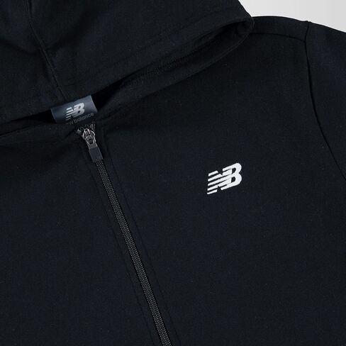 New Balance Boys Zip Up Hoodie – Full Zip Premium Cotton Blended Fleece Sweatshirt with Lined Hood, Comfortable Fit in Saudi Arabia