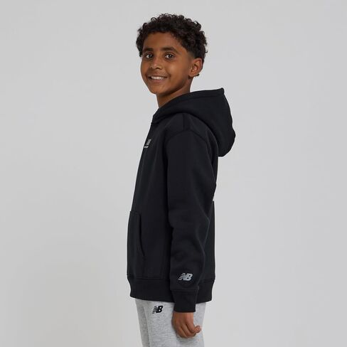 New Balance Boys Hoodie-القطن المريح المريح المريح Fleece Classic Pullover Sweatshirt للأطفال والأحجام 4-20 in Saudi Arabia