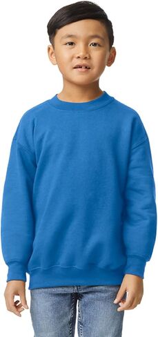 Gildan Unisex Child Fleece Crewneck Sweatshirt, Style G18000B, Royal in Saudi Arabia