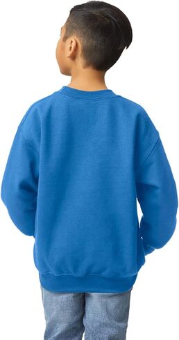 Gildan Unisex Child Fleece Crewneck Sweatshirt, Style G18000B, Royal in Saudi Arabia