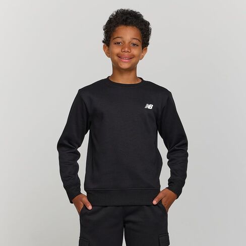 New Balance Boys and Toddlers 'Set-Set-Soft Fleece Crewneck Pullover Sweatshirt Cargopants sweatsuit (2T-12) in Saudi Arabia