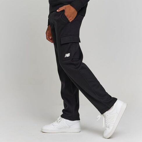 New Balance Boys and Toddlers 'Set-Set-Soft Fleece Crewneck Pullover Sweatshirt Cargopants sweatsuit (2T-12) in Saudi Arabia