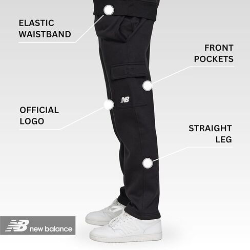 New Balance Boys and Toddlers 'Set-Set-Soft Fleece Crewneck Pullover Sweatshirt Cargopants sweatsuit (2T-12) in Saudi Arabia