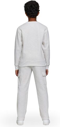 New Balance Boys and Toddlers 'Set-Set-Soft Fleece Crewneck Pullover Sweatshirt Cargopants sweatsuit (2T-12) in Saudi Arabia