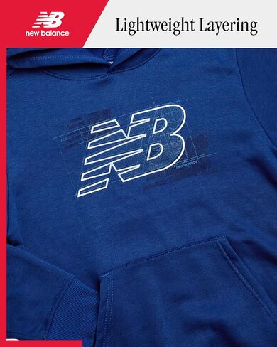 New Balance Boys Sweat Suit Set - 2 Piece Soft Fleece Tracksuit Set with Pullover Hoodie & Jogger Sweatpants for Boys (8-16) in Saudi Arabia