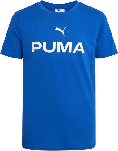 طقم الركض للأولاد من بوما - بلوفر بغطاء للرأس من الصوف الناعم مكون من 3 قطع، تي شيرت بأكمام قصيرة وبنطال الركض للأولاد (4-16) in Kuwait