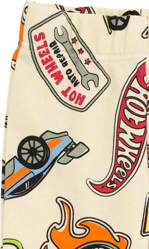 Hot Wheels Fleece Pullover Sweatshirt و Gogger Pants Wound Toddler لأحجام الأطفال الكبيرة (2T - 10-12) in Saudi Arabia