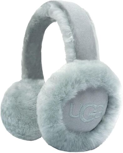 ugg Kids Earmuff مع راحة جلد الغنم ، وعصابة رأس دافئة - شعار مطرز الحد الأدنى - ارتداء الطقس البارد الدافئ in Saudi Arabia