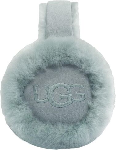 ugg Kids Earmuff مع راحة جلد الغنم ، وعصابة رأس دافئة - شعار مطرز الحد الأدنى - ارتداء الطقس البارد الدافئ in Saudi Arabia
