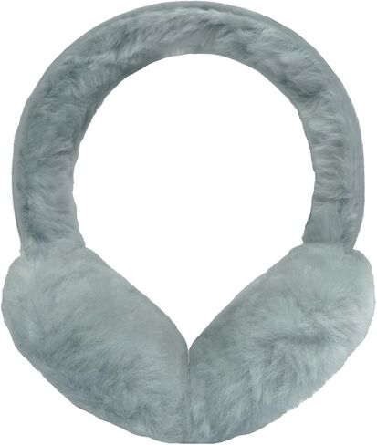 ugg Kids Earmuff مع راحة جلد الغنم ، وعصابة رأس دافئة - شعار مطرز الحد الأدنى - ارتداء الطقس البارد الدافئ in Saudi Arabia