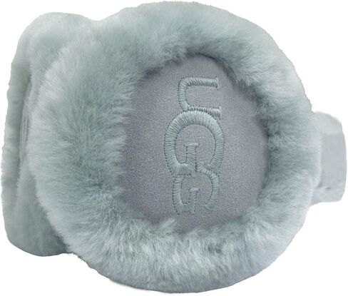 ugg Kids Earmuff مع راحة جلد الغنم ، وعصابة رأس دافئة - شعار مطرز الحد الأدنى - ارتداء الطقس البارد الدافئ in Saudi Arabia