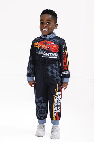 سيارات ديزني الفرنسية تيري سباقات الرمز البريدي لأحجام كبيرة لأحجام الأطفال (2T - 10-12) in Kuwait