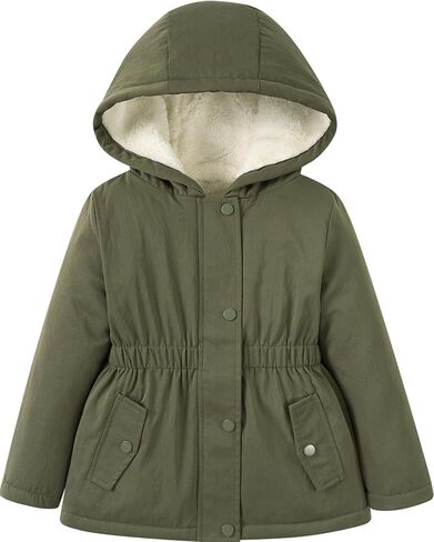 ترايفيرن فتيات معطف الشتاء سترة باركا باركت باركا مع غطاء محرك السيارة لمدة 3-7 سنوات in Kuwait