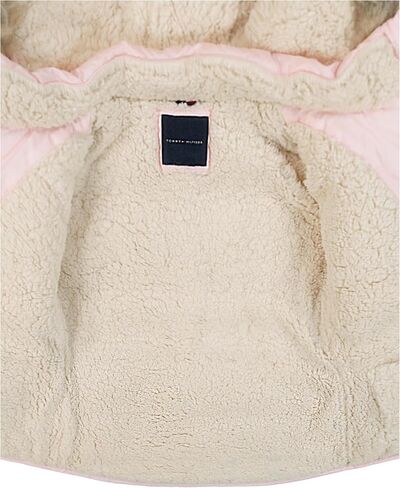 Tommy Hilfiger Girls' Long Length Heavyweight Puffer Jacket with Polar Fleece Lining in Saudi Arabia