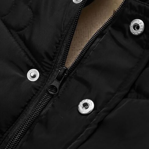 Little Girls Winter Parka Coats Fleece Outwear Hooded Puffer Jacket Snow Clothes in Saudi Arabia