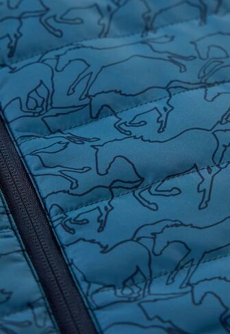 Kerrits Kids Round Up up equiptrian stest - Warm Kids Horse Riding Vest for Winter ، تصميم طباعة الخيول الممتع in Saudi Arabia