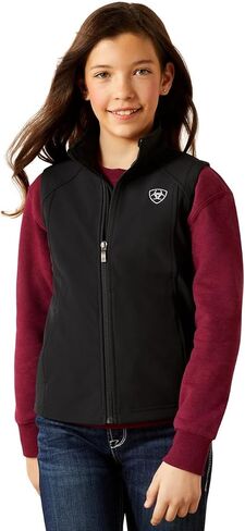 ARIAT Girl's Black & Southwest Softshell Vest in Saudi Arabia