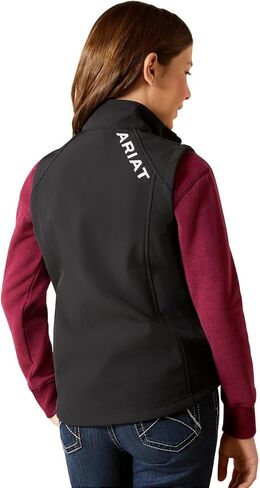 ARIAT Girl's Black & Southwest Softshell Vest in Saudi Arabia