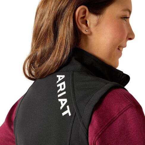 ARIAT Girl's Black & Southwest Softshell Vest in Saudi Arabia