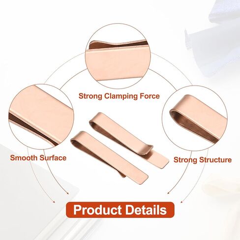 PATIKIL Skinny Tie Clips, Stainless Steel Tie Clips for Men Wedding Business in Saudi Arabia