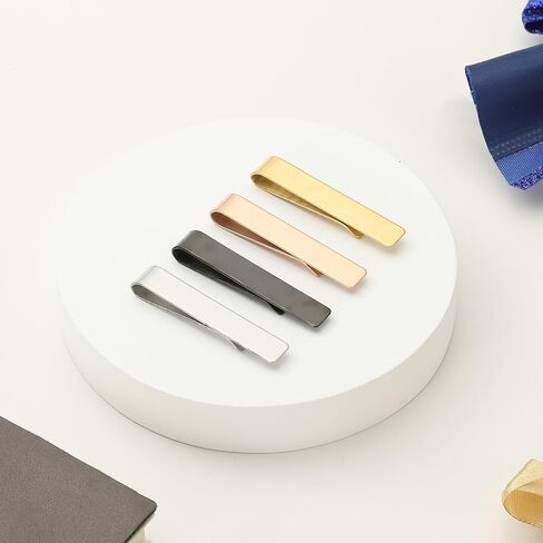 PATIKIL Skinny Tie Clips, Stainless Steel Tie Clips for Men Wedding Business in Saudi Arabia