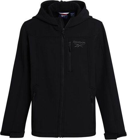 Reebok Boys Softshell Jacket - Polar Fleece Lined Wind & Water Resistant Hooded Winter Coat - Casual Outerwear for Boys in Saudi Arabia
